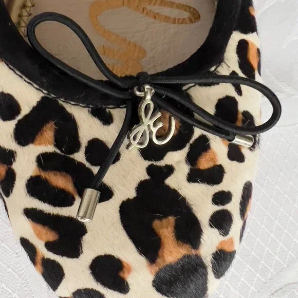 SAM EDELMAN | Felicia Ballet Flats Slip on Shoes with Bow Charm Size  8 1/2 - Picture 5 of 9